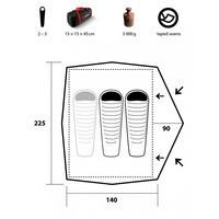 Намет тримісний Trimm Compact Sand (001.009.0075)