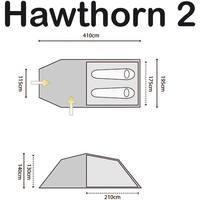 Намет двомісний Highlander Hawthorn 2 Olive (927946)