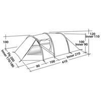Намет тримісний Easy Camp Tent Spirit 300 Teal Green (120365)