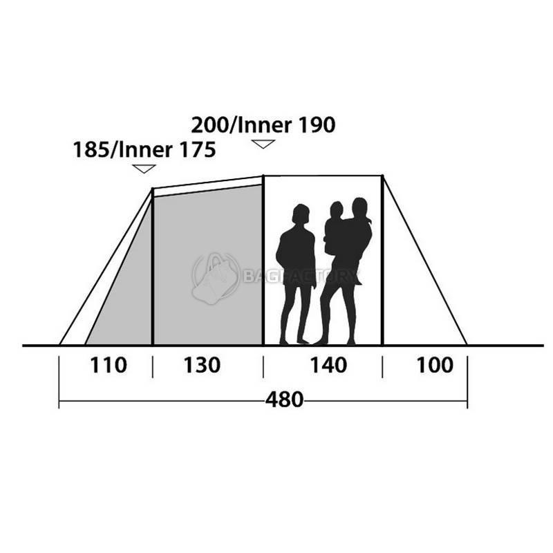 Намет п'ятимісний Easy Camp Huntsville 500 (120340)