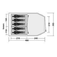 Намет п'ятимісний Easy Camp Huntsville 500 (120340)