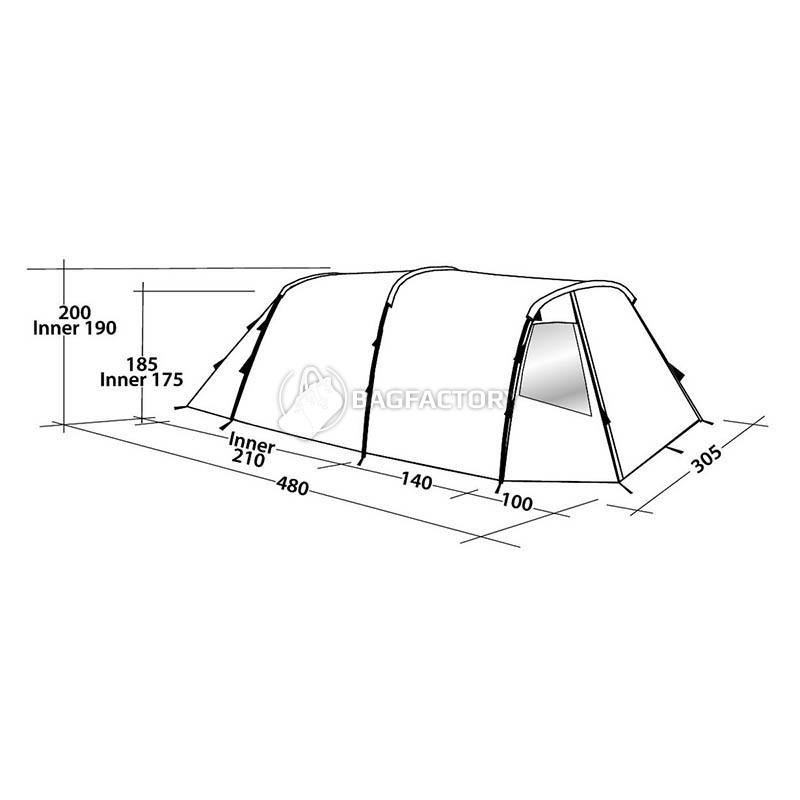 Намет п'ятимісний Easy Camp Huntsville 500 (120340)