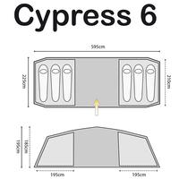 Намет шестимісний Highlander Cypress 6 Teal (927931)