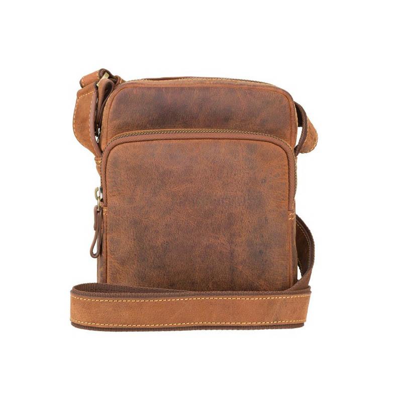 Чоловіча шкіряна сумка Visconti Riley Havana Tan (TC68 TAN)