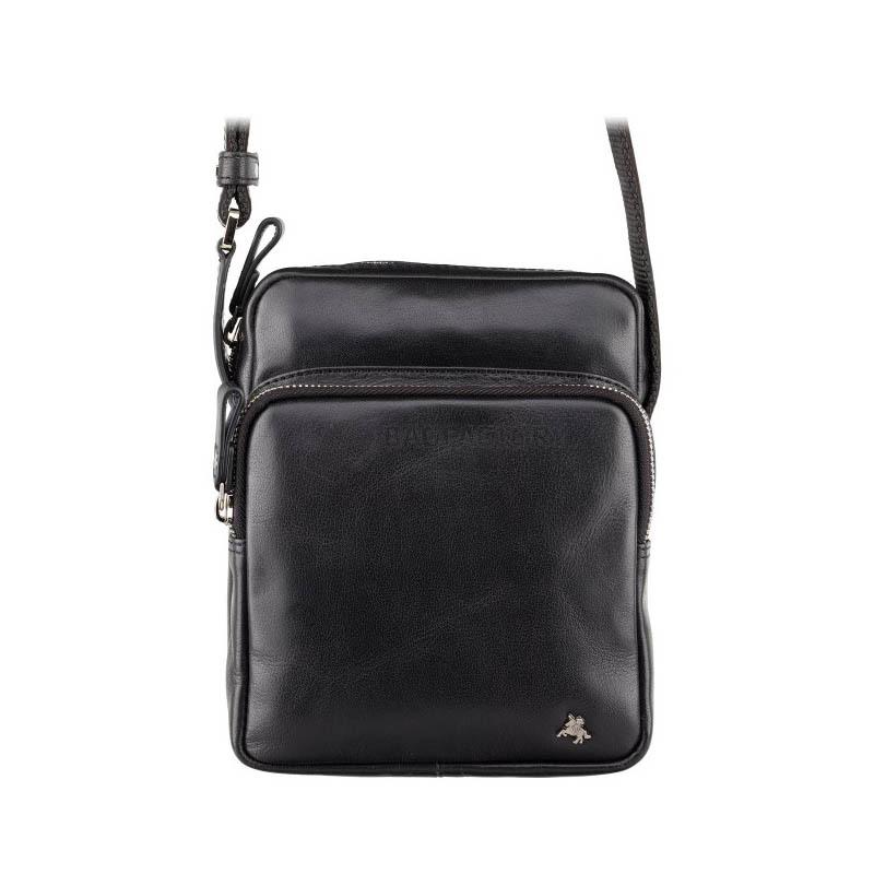 Чоловіча шкіряна сумка Visconti Riley Black (ML40 BLK)