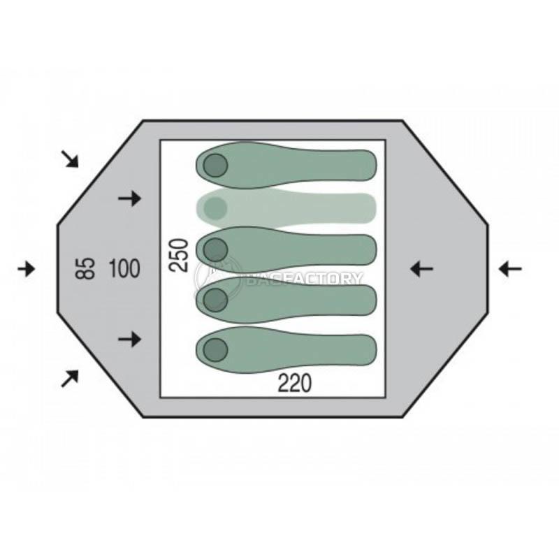 Намет чотиримісний Pinguin Tornado 4 Green (PNG 123.4)