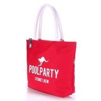 Жіноча сумка Poolparty Червоний (pool - 9 - oxford - red)