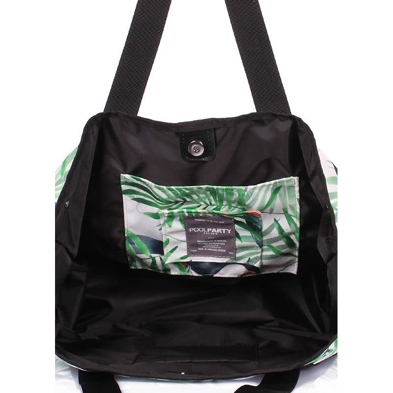 Жіноча літня сумка Poolparty Laguna з тропічним принтом (laguna - tropic)