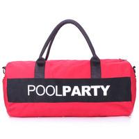 Спортивно-повсякденна сумка Poolparty Gymbag Червоний (gymbag - red - black)