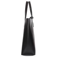 Жіноча сумка-шоппер Poolparty Model еко-кожа Чорний (model - pu - black)