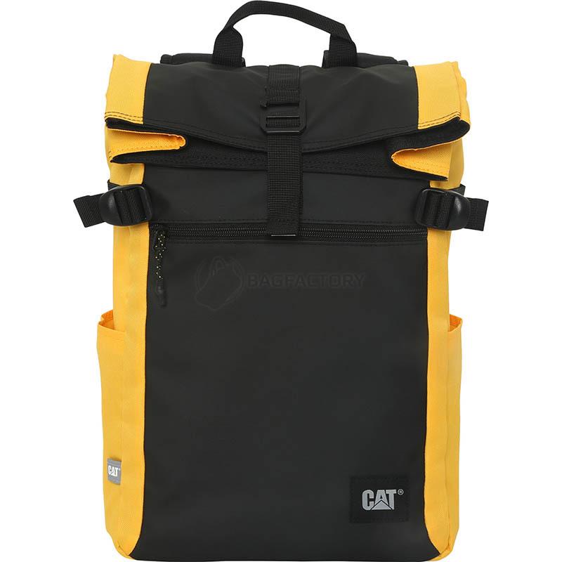 Міський рюкзак CAT Heritage з отд. для ноутбука 21л Чорний/Жовтий (83831;12)