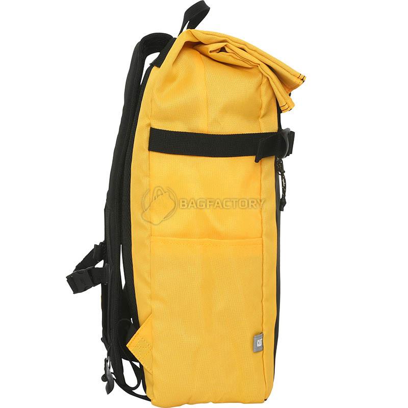 Міський рюкзак CAT Heritage з отд. для ноутбука 21л Чорний/Жовтий (83831;12)