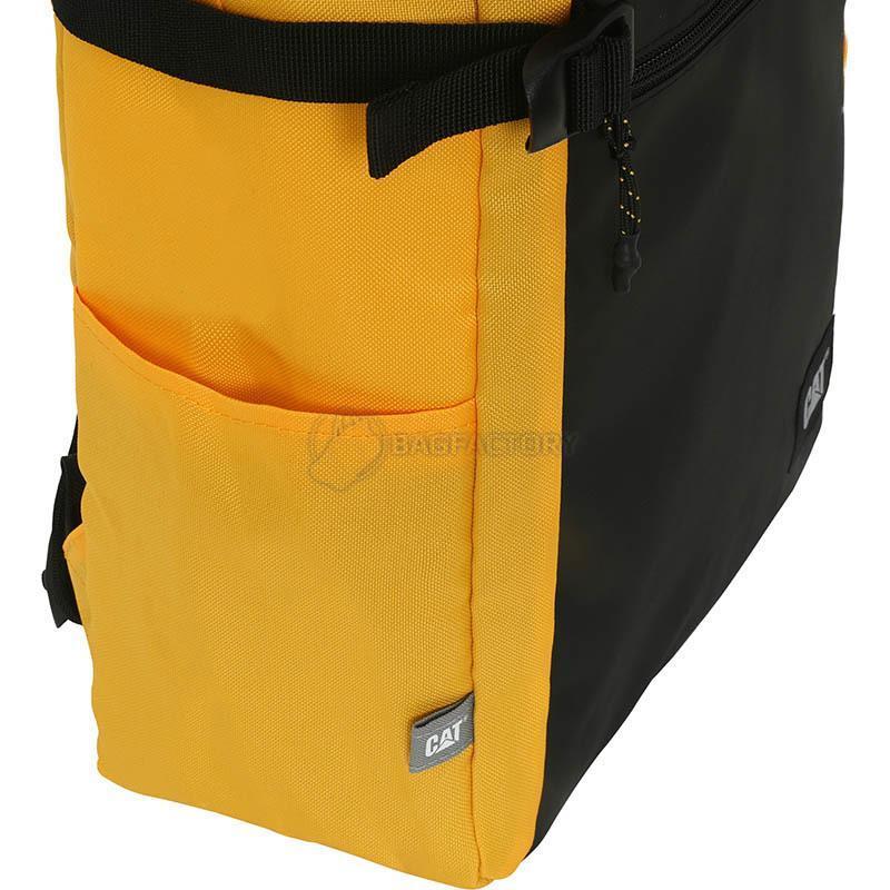Міський рюкзак CAT Heritage з отд. для ноутбука 21л Чорний/Жовтий (83831;12)