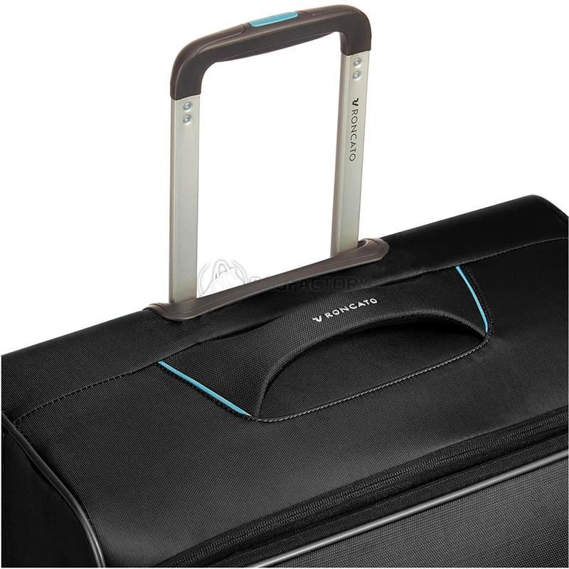 Валіза на 4-х колесах Roncato Crosslite Чорна (414871/01)