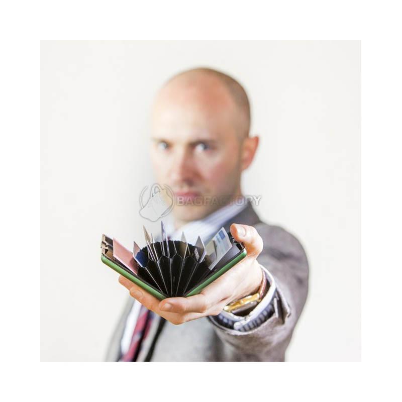 Гаманець алюмінієвий Ogon Big Stockholm Зелений (BS_Green)