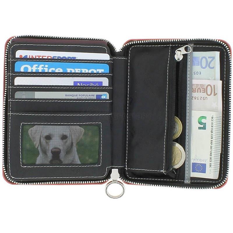 Портмоне алюмінієве Ogon Quilted Passport на блискавці Чорний (QP_Black)