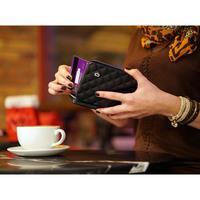 Портмоне алюмінієве Ogon Quilted Passport на блискавці Чорний (QP_Black)