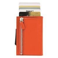 Гаманець шкіряний Ogon Cascade Zipper Wallet Помаранчевий (CZ_Orange)