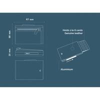 Гаманець шкіряний Ogon Cascade Zipper Wallet Помаранчевий (CZ_Orange)