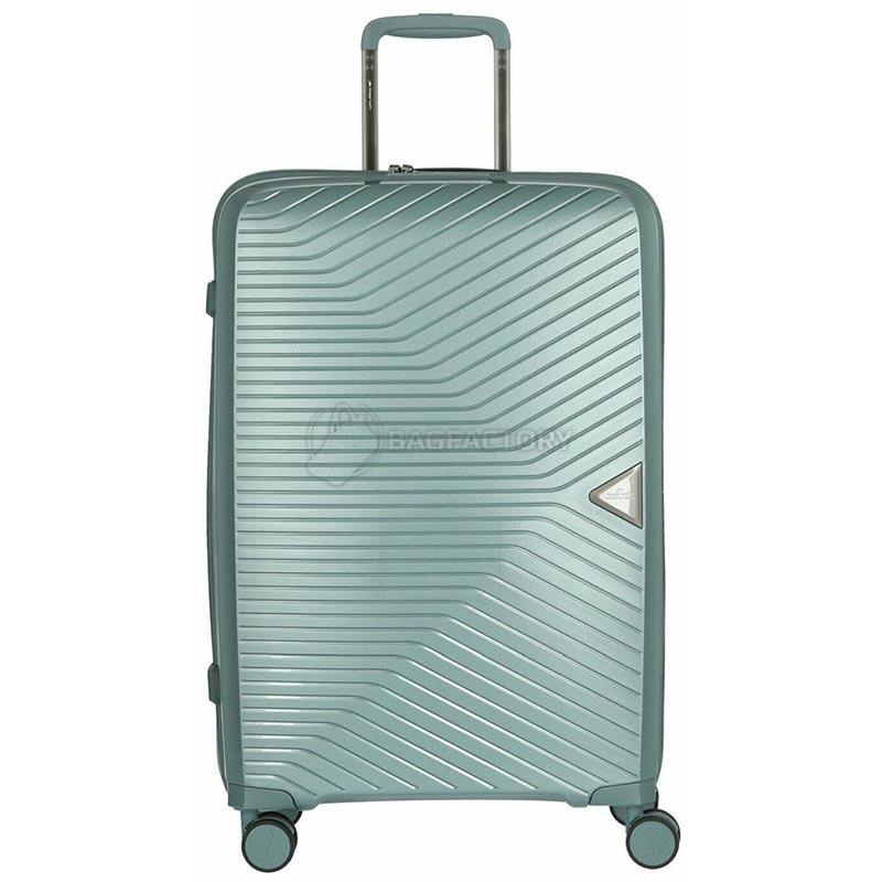 Валіза на 4-х колесах March Gotthard 70 л Зелений металік (1202/63)