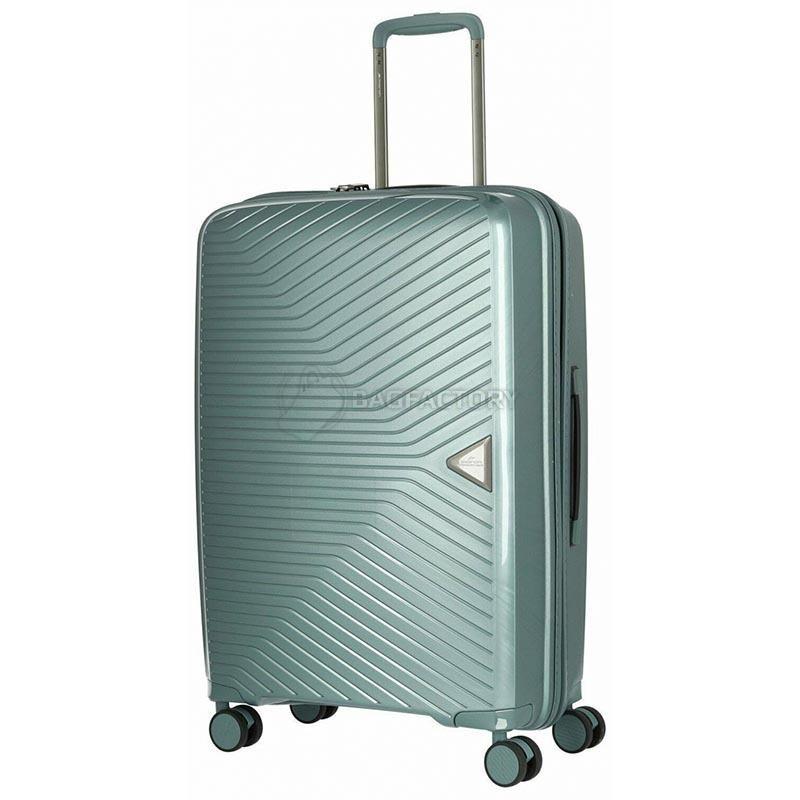 Валіза на 4-х колесах March Gotthard 70 л Зелений металік (1202/63)