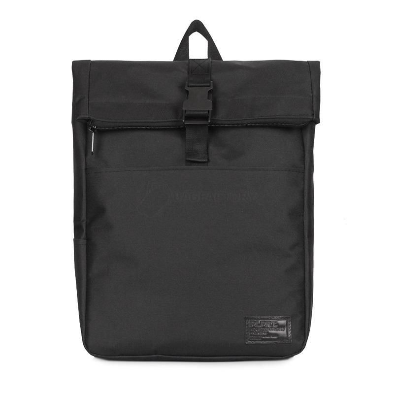 Міський рюкзак-роллтоп Poolparty Finder Чорний (finder - black)