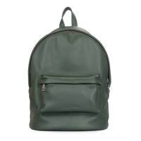 Міський шкіряний рюкзак Poolparty Темно-зелений (backpack - leather - darkgreen)