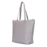 Жіноча шкіряна сумка Poolparty Сірий (secret - grey)