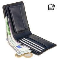 Портмоне чоловіче шкіряне Visconti Arthur з RFID Burnish Blue (AT60 BLUE)