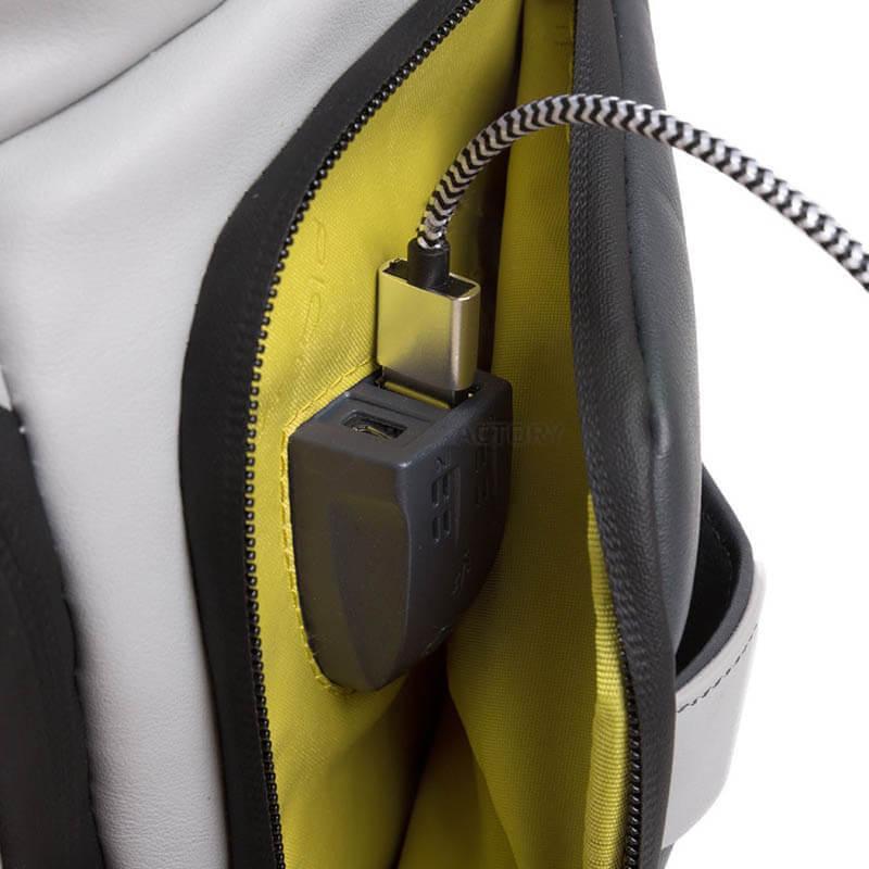 Міський рюкзак Piquadro Urban Bagmotic Grey - Grey д/ноут 15.6