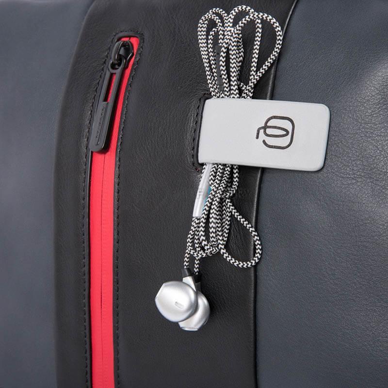 Міський рюкзак Piquadro Urban Bagmotic Grey - Black д/ноут 15.6