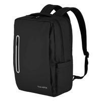 Міський рюкзак Travelite Basics Black Boxy з відділ. д/ноутбука 15