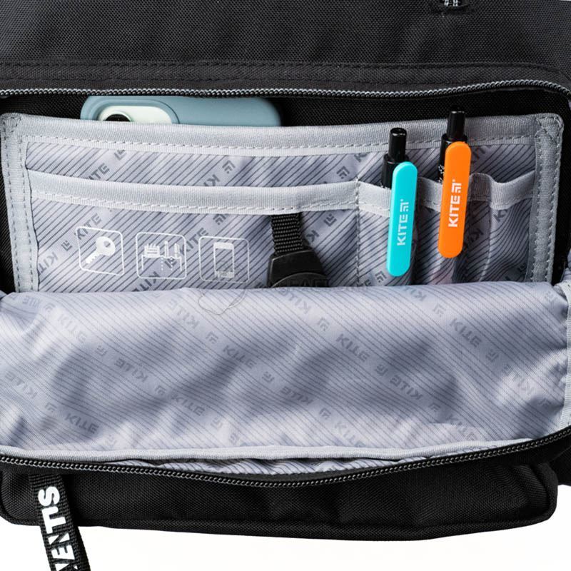 Міський рюкзак Kite City FC Juventus Чорний 17л (JV21 - 949L)