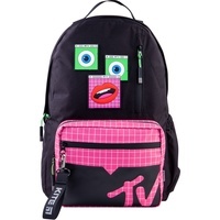 Міський рюкзак Kite City MTV Чорний з рожевим 17л (MTV21 - 949L-1)