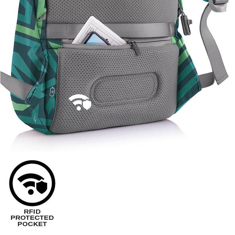 Міський рюкзак Анти-злодій XD Design Bobby Soft Art Abstract 13-16 л (P705.865)