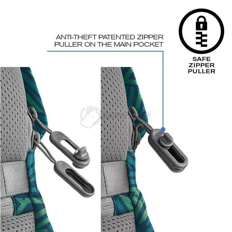 Міський рюкзак Анти-злодій XD Design Bobby Soft Art Abstract 13-16 л (P705.865)