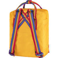 Міський рюкзак Fjallraven Kanken Rainbow Mini Warm Yellow - Rainbow Pattern (23621.141-907)