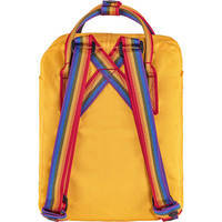 Міський рюкзак Fjallraven Kanken Rainbow Mini Warm Yellow - Rainbow Pattern (23621.141-907)