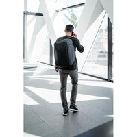 Міський рюкзак-ручная поклажа Hedgren Commute Чорний/Мілітарі 45л (HCOM07/163-01)