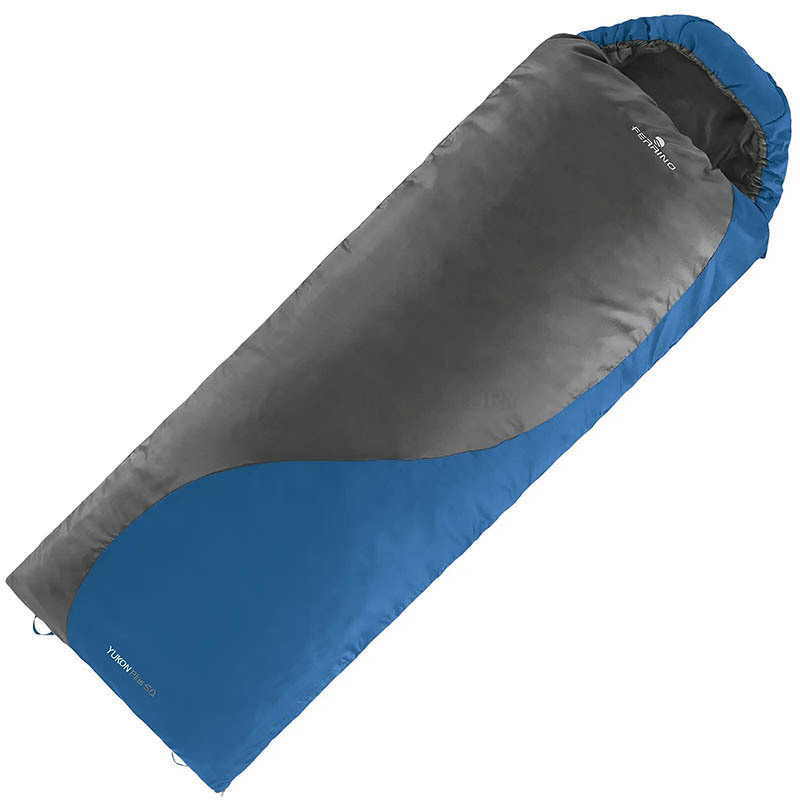 Спальний мішок Ferrino Yukon Plus SQ Maxi/+7°C Blue/Grey Left (86365IBB)