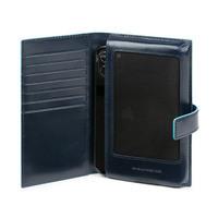Портмоне Piquadro Blue Square Navy Blue з відділ для смартфону з RFID захистом (AC5635B2R_BLU2)