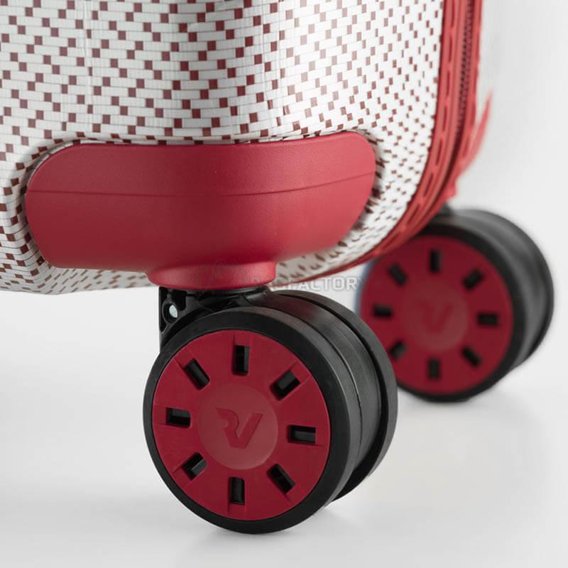 Валіза на 4-х колесах Roncato We Are Glam 90л Білий/Червоний (5952/0939)