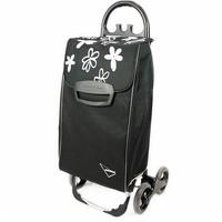 Господарська сумка-візок Aurora Avanti 4 Basic 50 Black/White Flower (929464)