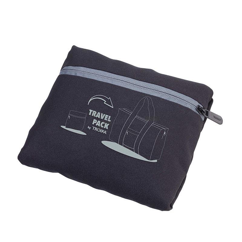 Дорожня сумка Troika складна 24л Чорний (TRP24/BK)