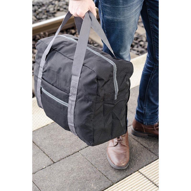 Дорожня сумка Troika складна 24л Чорний (TRP24/BK)