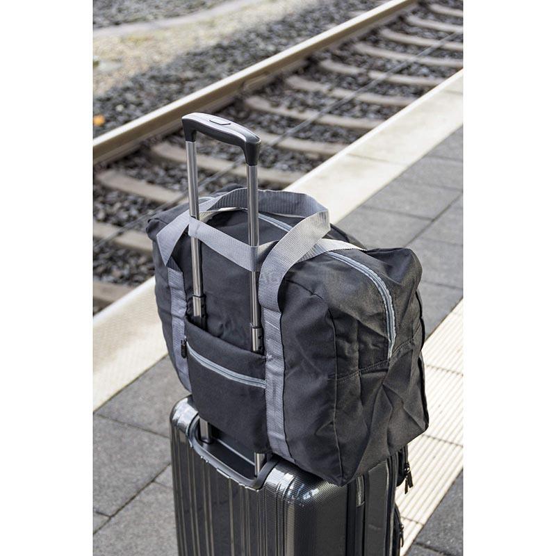 Дорожня сумка Troika складна 24л Чорний (TRP24/BK)