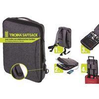 Міський рюкзак Troika Saftsack з USB зарядкою Сірий (RUC70/GY)