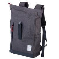 Міський рюкзак Troika Roll Top з металевою пряжкою Сірий (BBG51/GY)