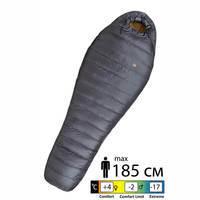Спальний мішок пуховий Turbat Nox 400 Grey 185 см (012.005.0181)