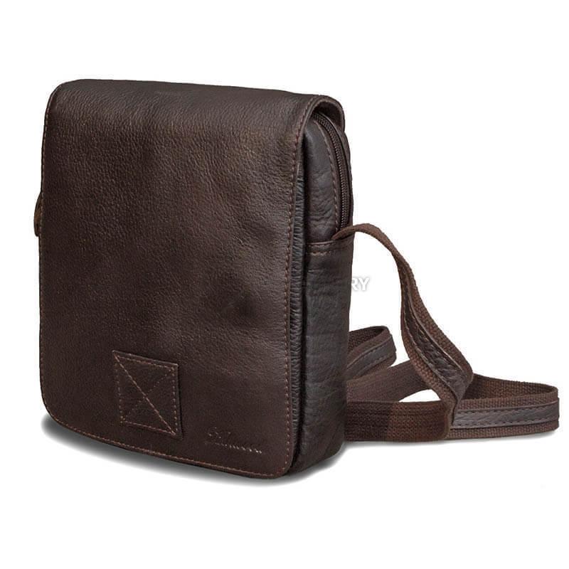 Чоловіча сумка Ashwood Jerry Brn Темно-коричневий (JERRY BRN)